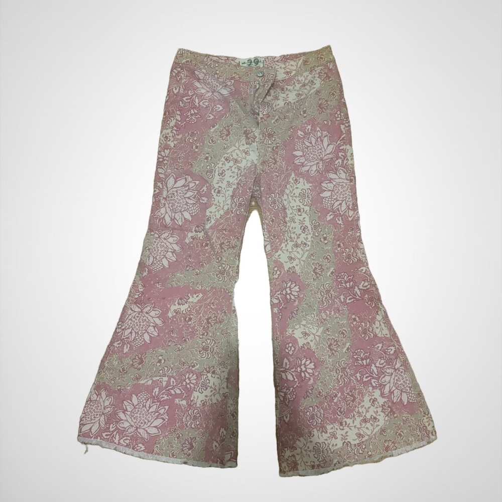 We The Free Pink and White Patterned Pants